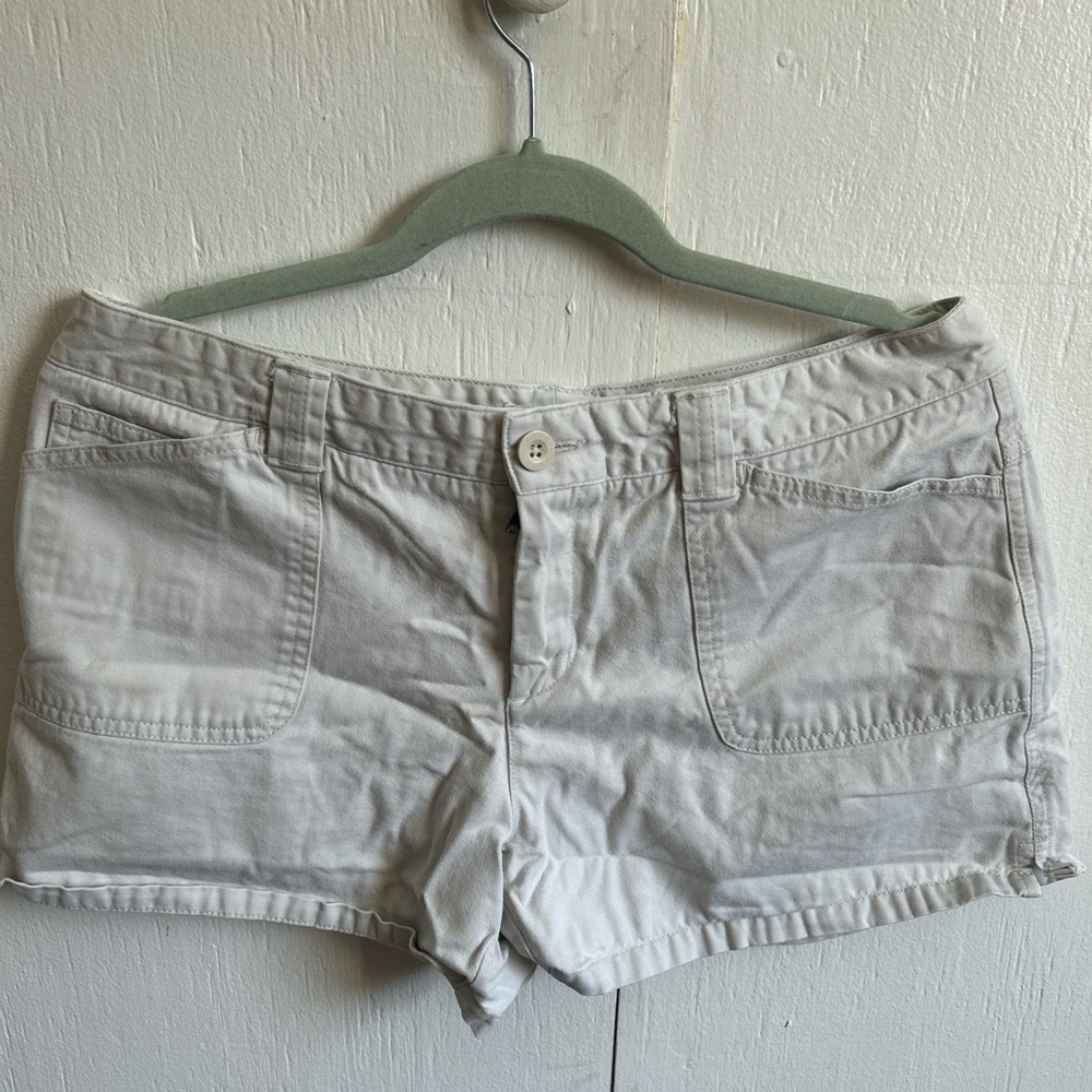 Women's White Casual Shorts